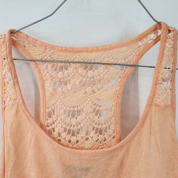 GAP Racerback Lace Tank Top Womens Size Medium M - Picture 3 of 5